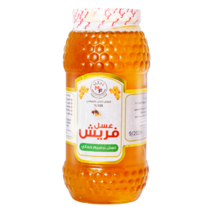 عسل ابيض بالشمع