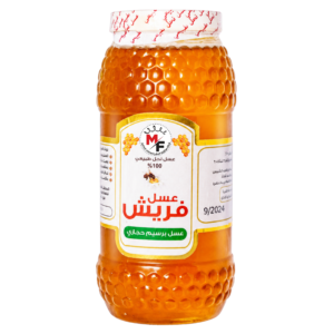 عسل ابيض بالشمع فريش